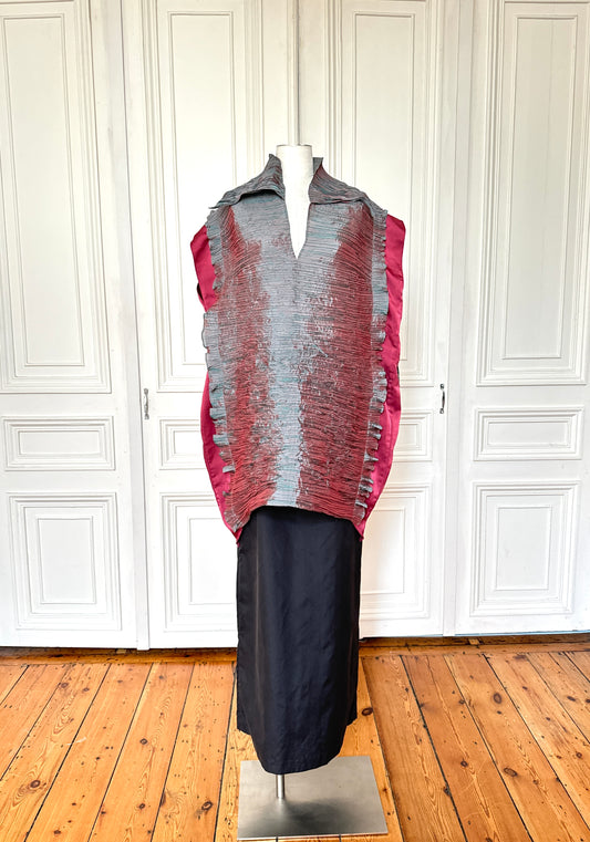 Spring 1999 Grey Textured Tunic Dress 