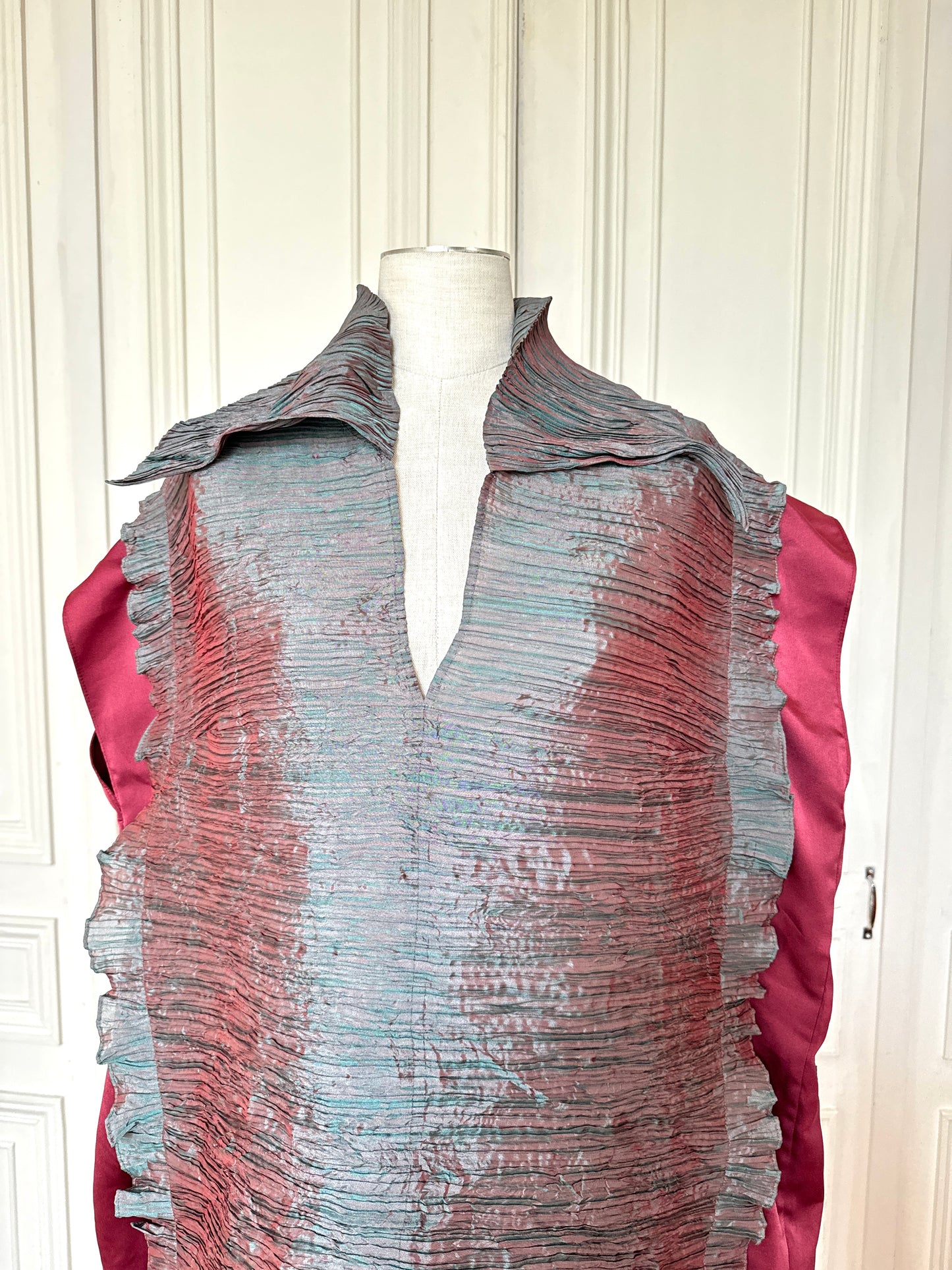 Spring 1999 Grey Textured Tunic Dress 