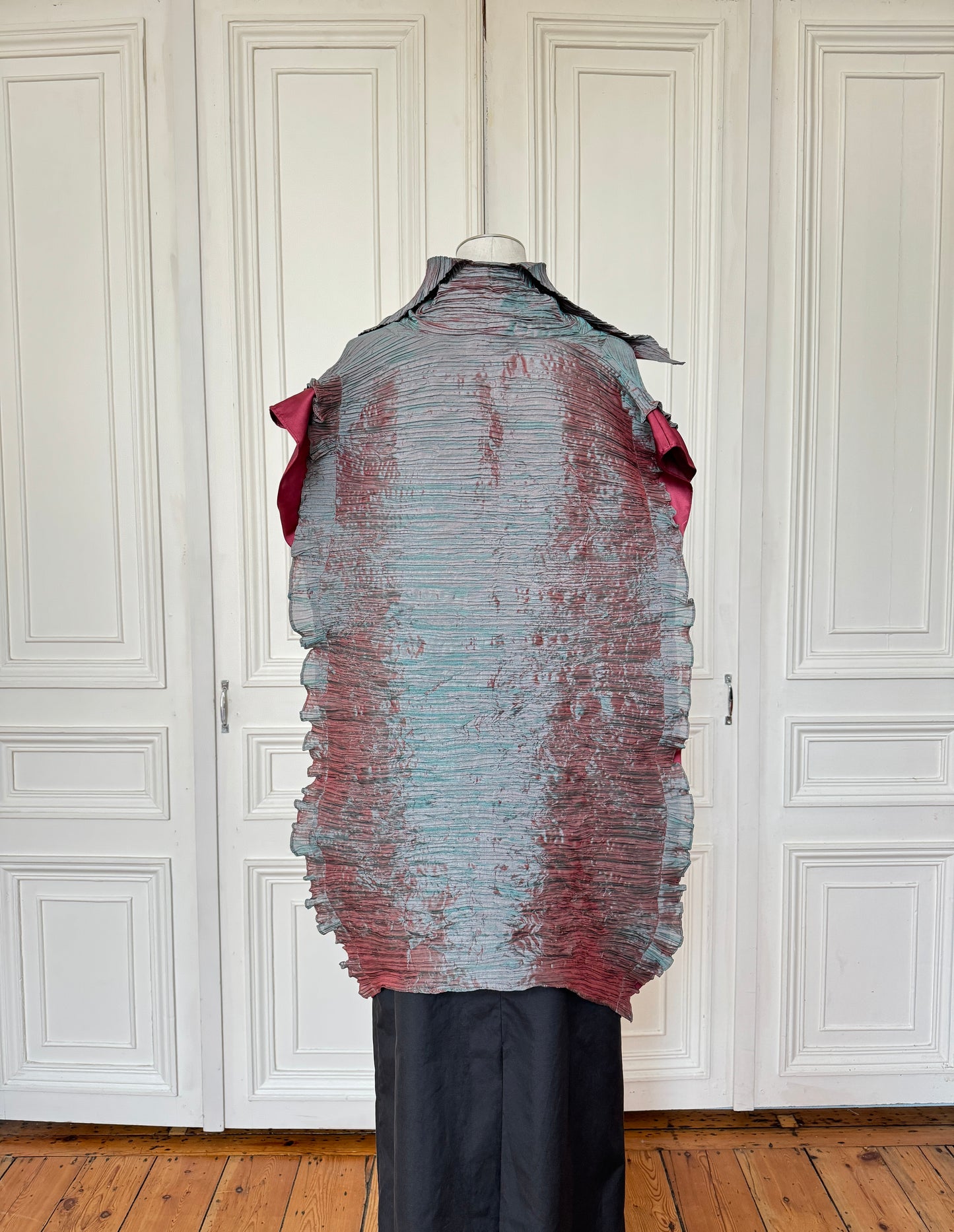 Spring 1999 Grey Textured Tunic Dress 