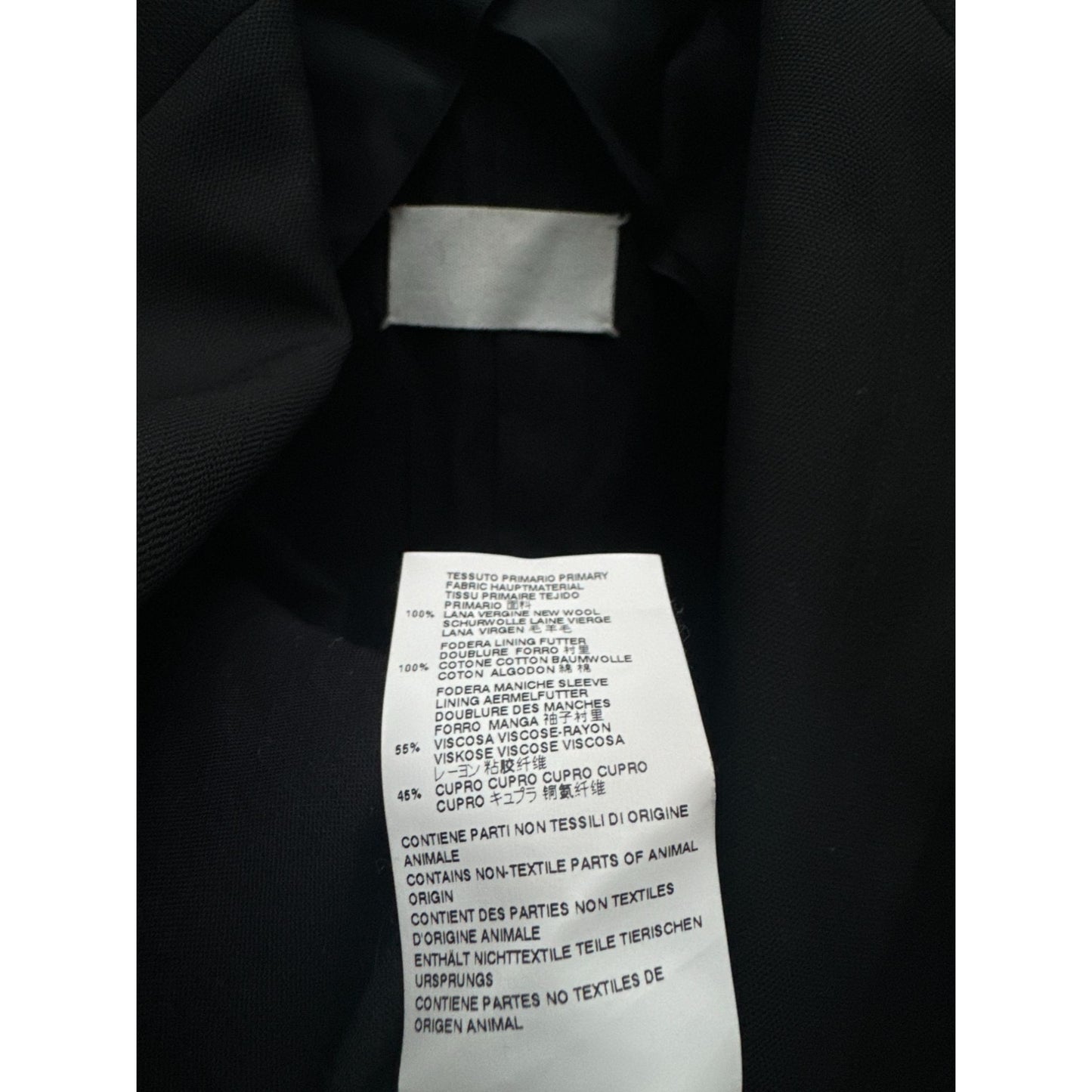 Matthieu Blazy Fall/Winter 2014 Black Blazer Jacket