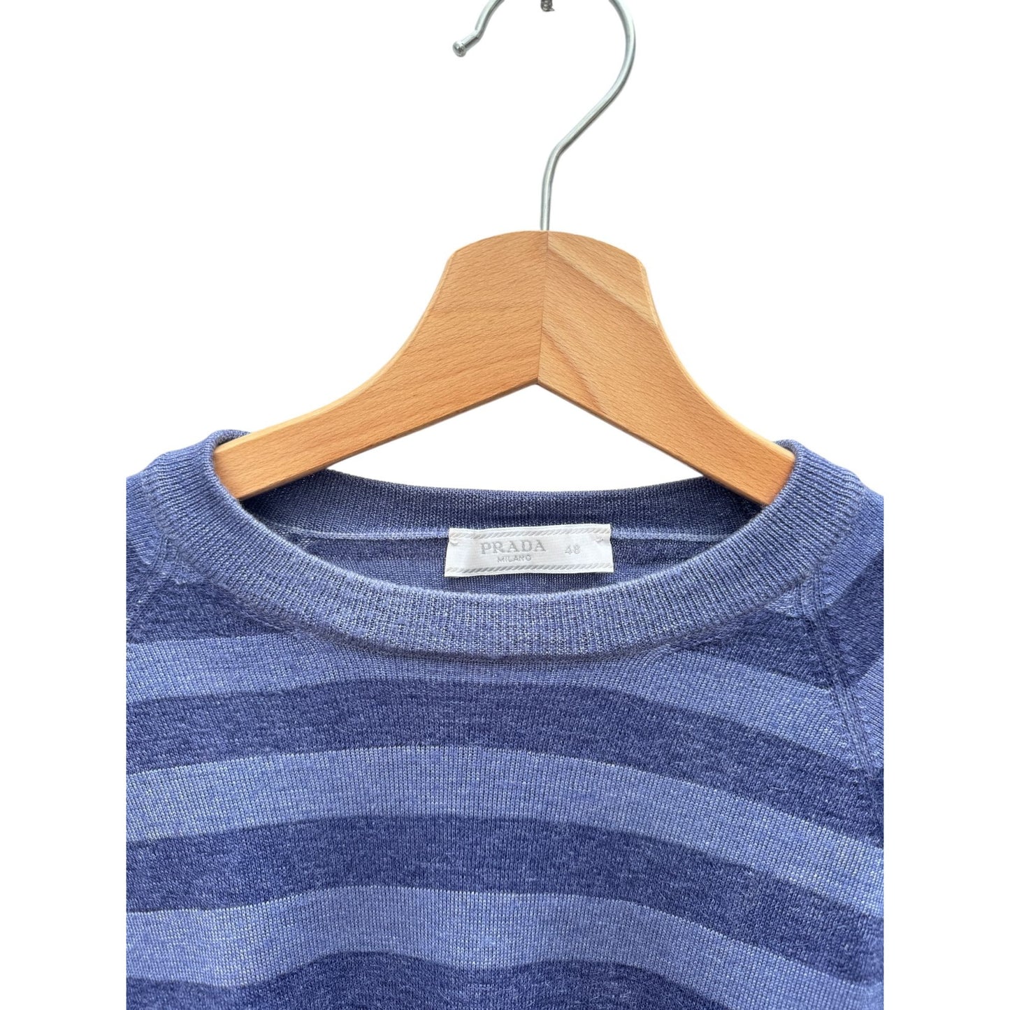 Purple & Navy Striped Sweater