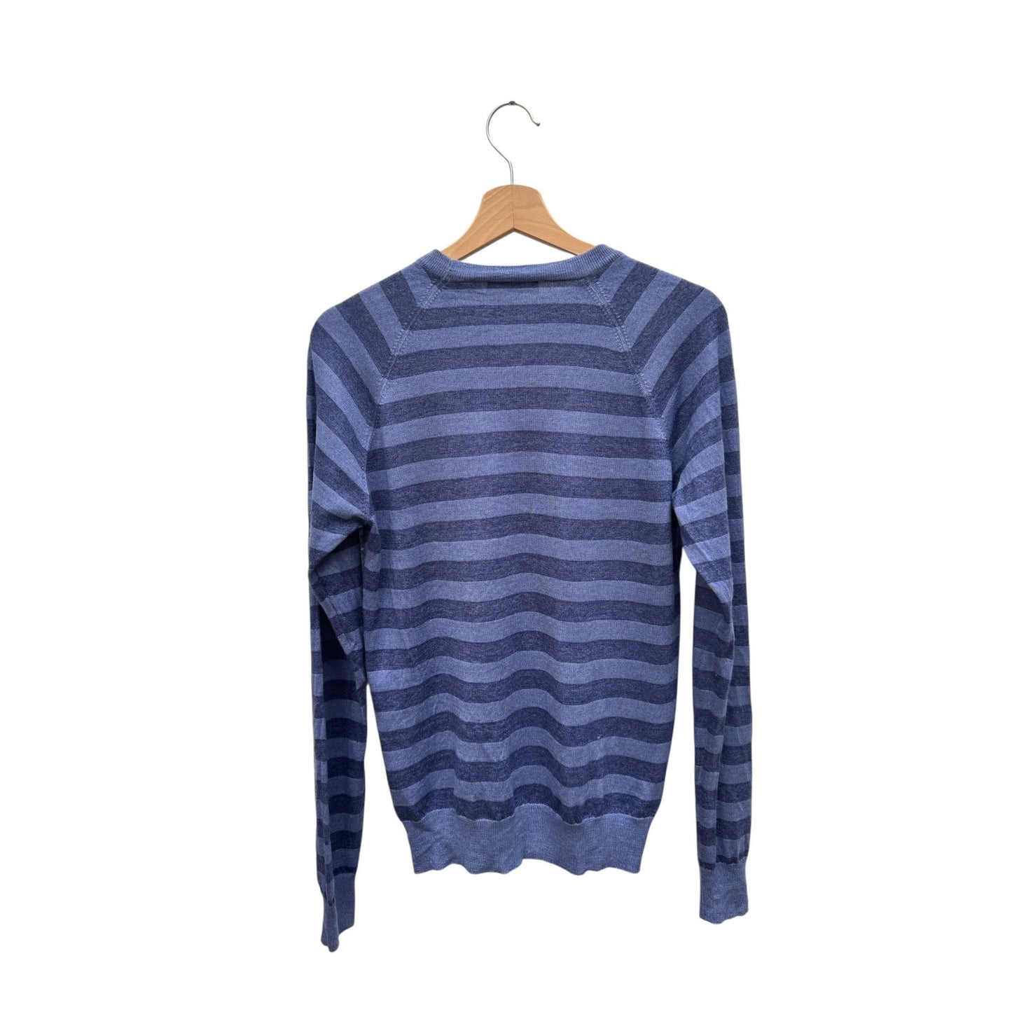 Purple & Navy Striped Sweater
