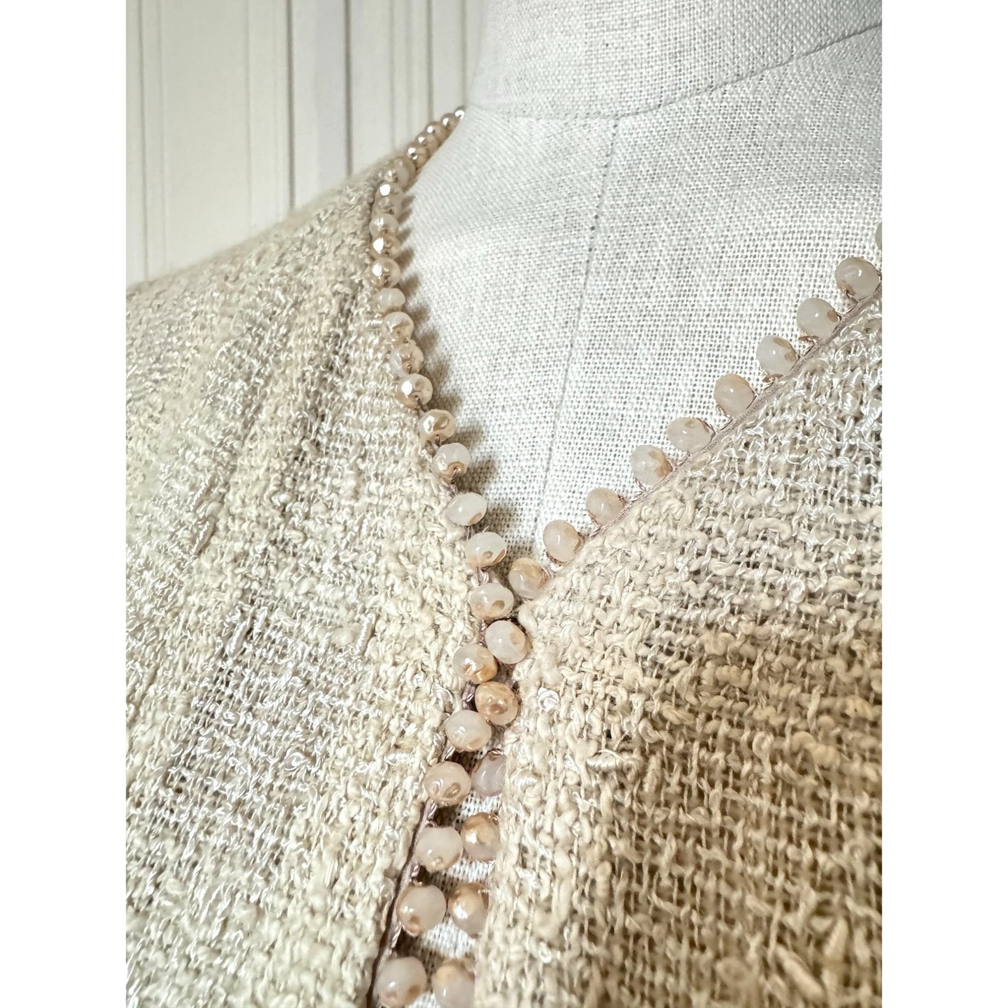 Spring 1999 Beige Tweed Jacket