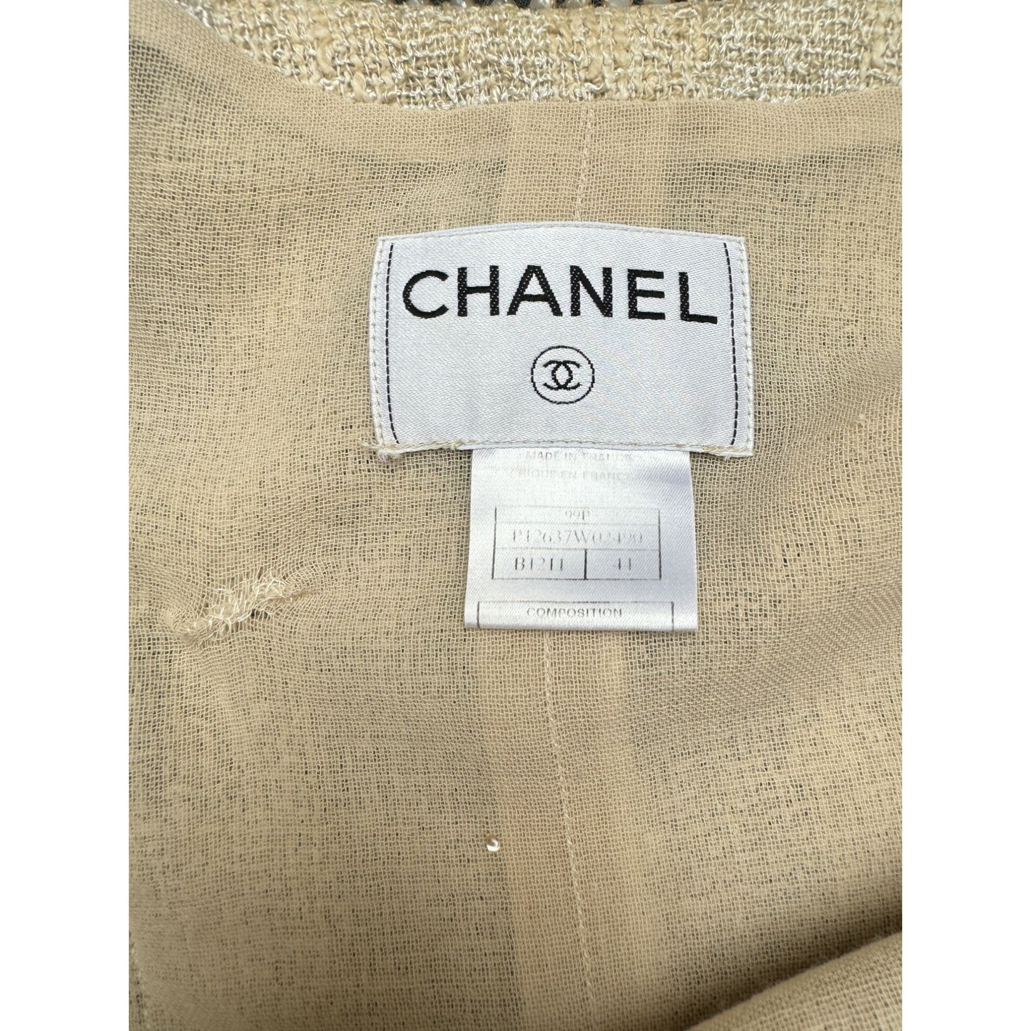 Spring 1999 Beige Tweed Jacket