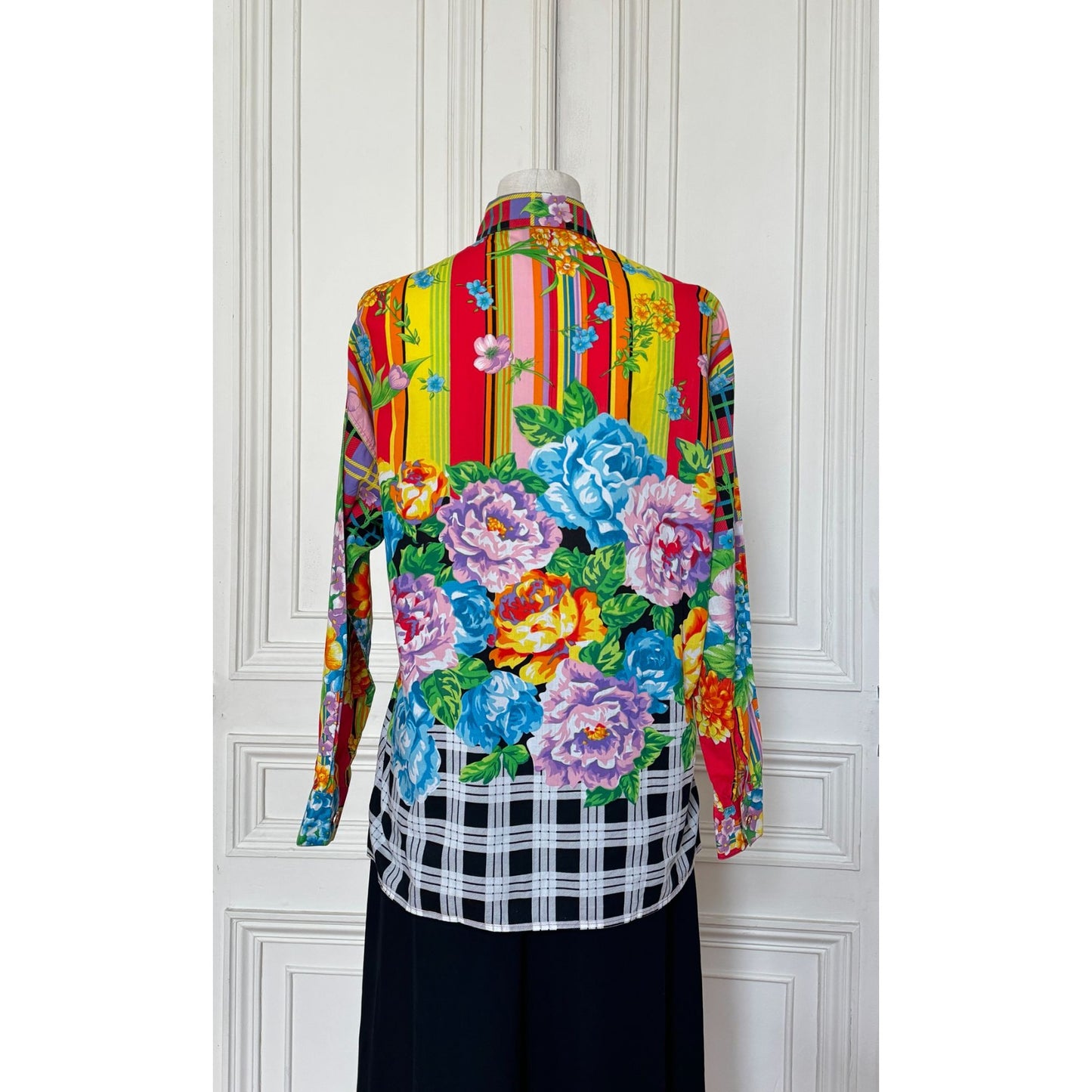 1993  Iconic Floral & Graphic Motif Shirt 