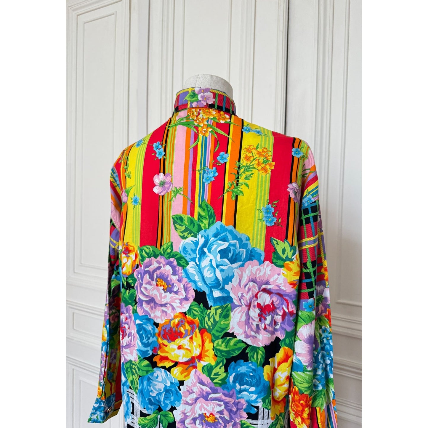 1993  Iconic Floral & Graphic Motif Shirt 