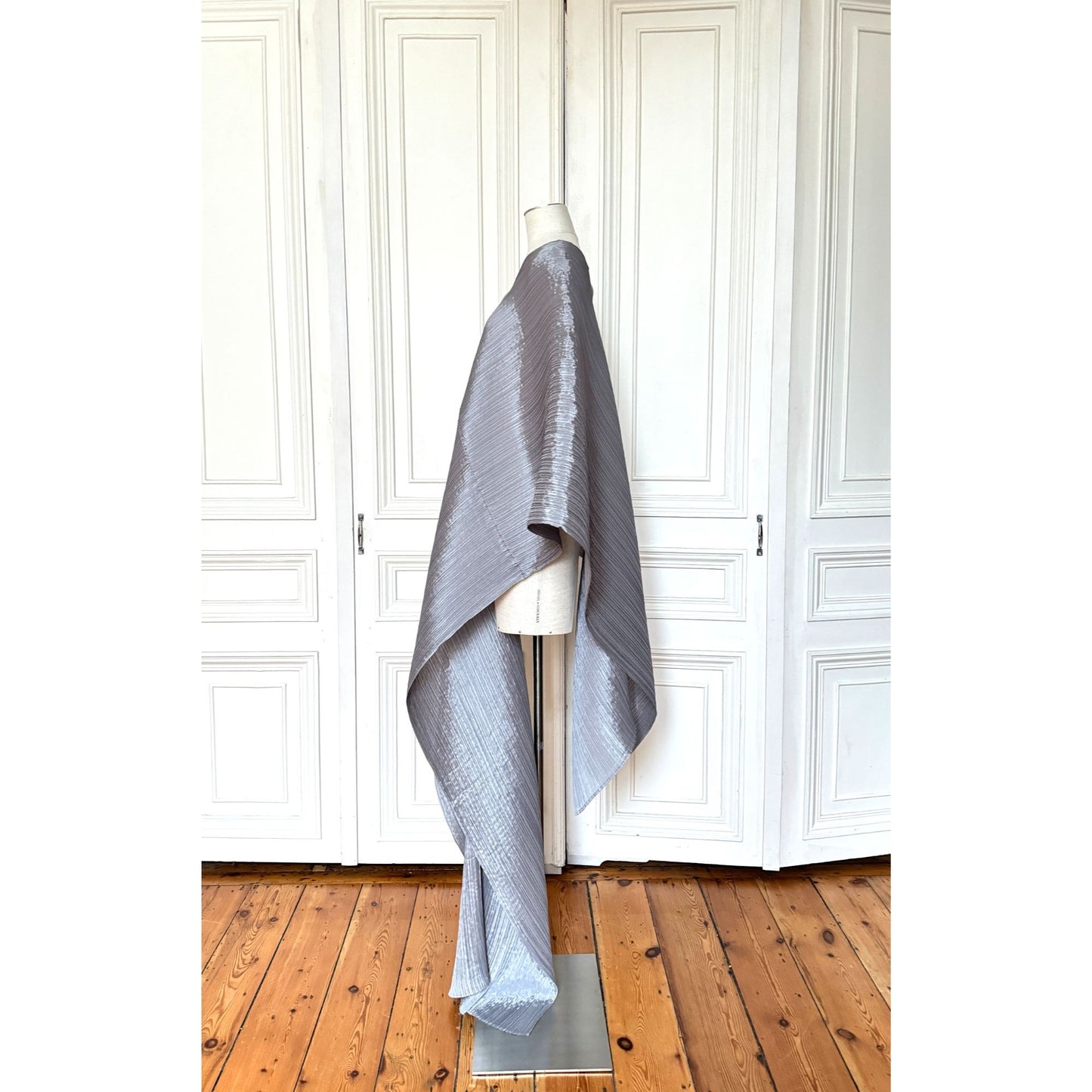 Pleats Please FW 2000 Silver Madame-T Convertible Dress 