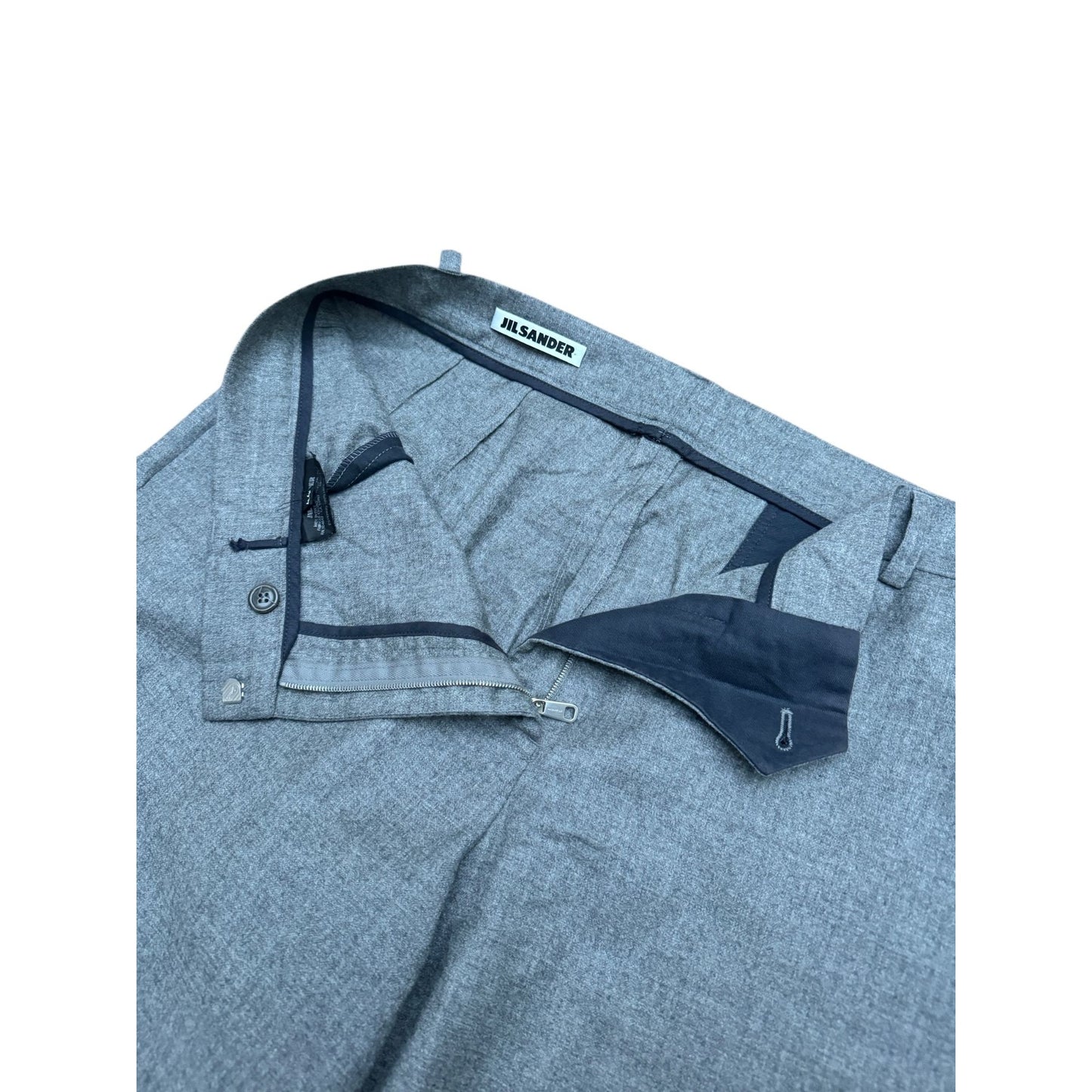 Light Grey Virgin Wool Pants