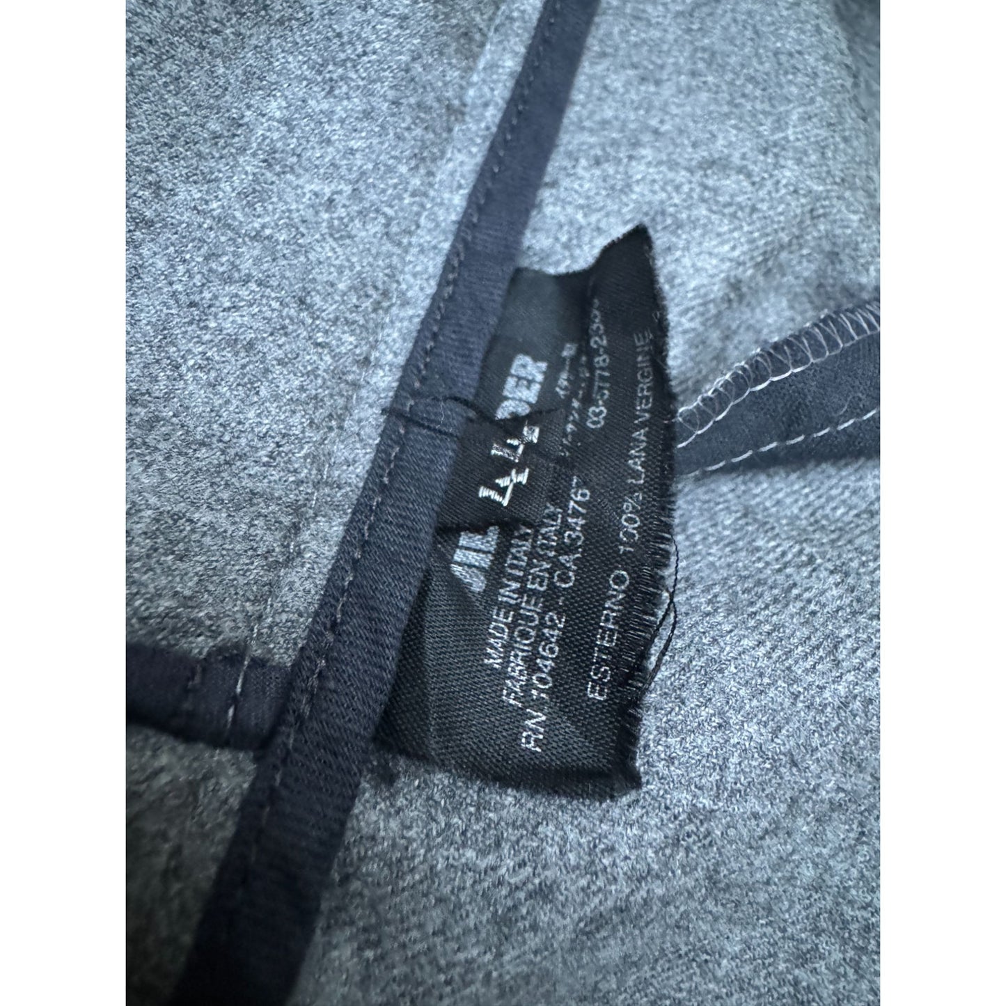 Light Grey Virgin Wool Pants