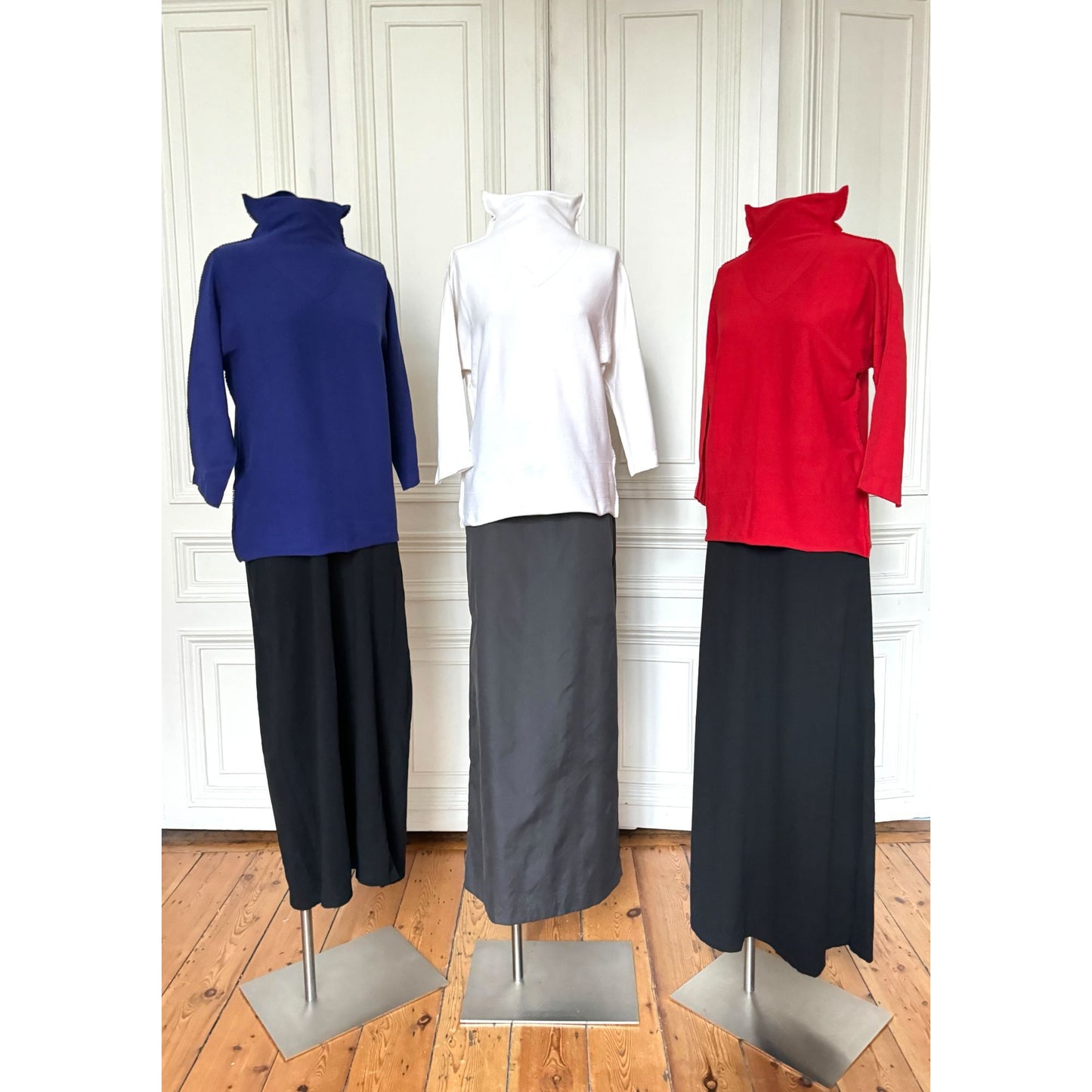 Issey Miyake x Christo Arc de Triomphe Sweater Set French Flag Colors