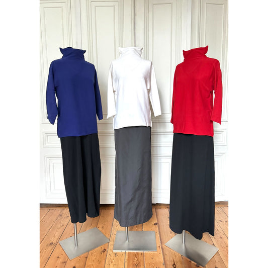 Issey Miyake x Christo Arc de Triomphe Sweater Set French Flag Colors