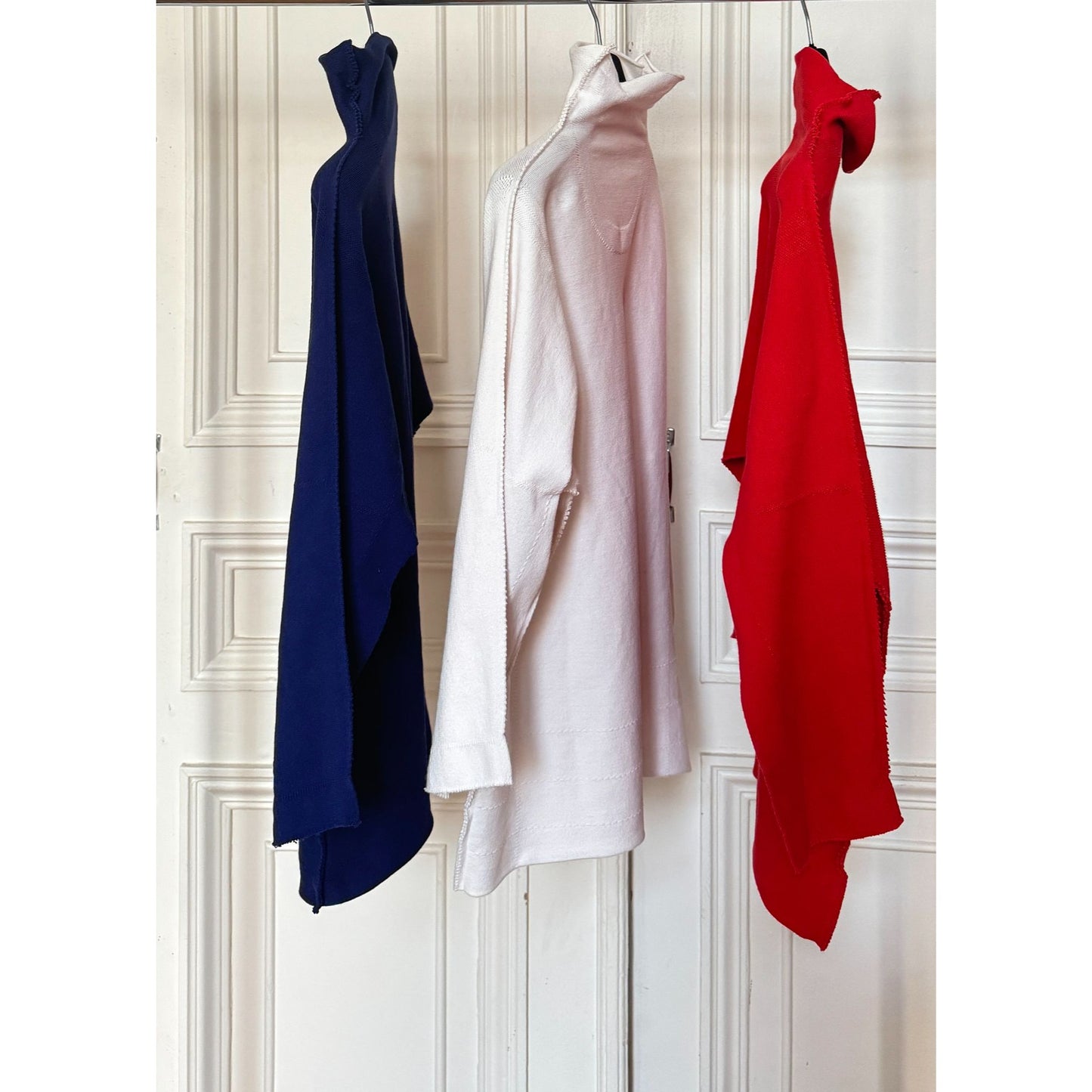 Issey Miyake x Christo Arc de Triomphe Sweater Set French Flag Colors