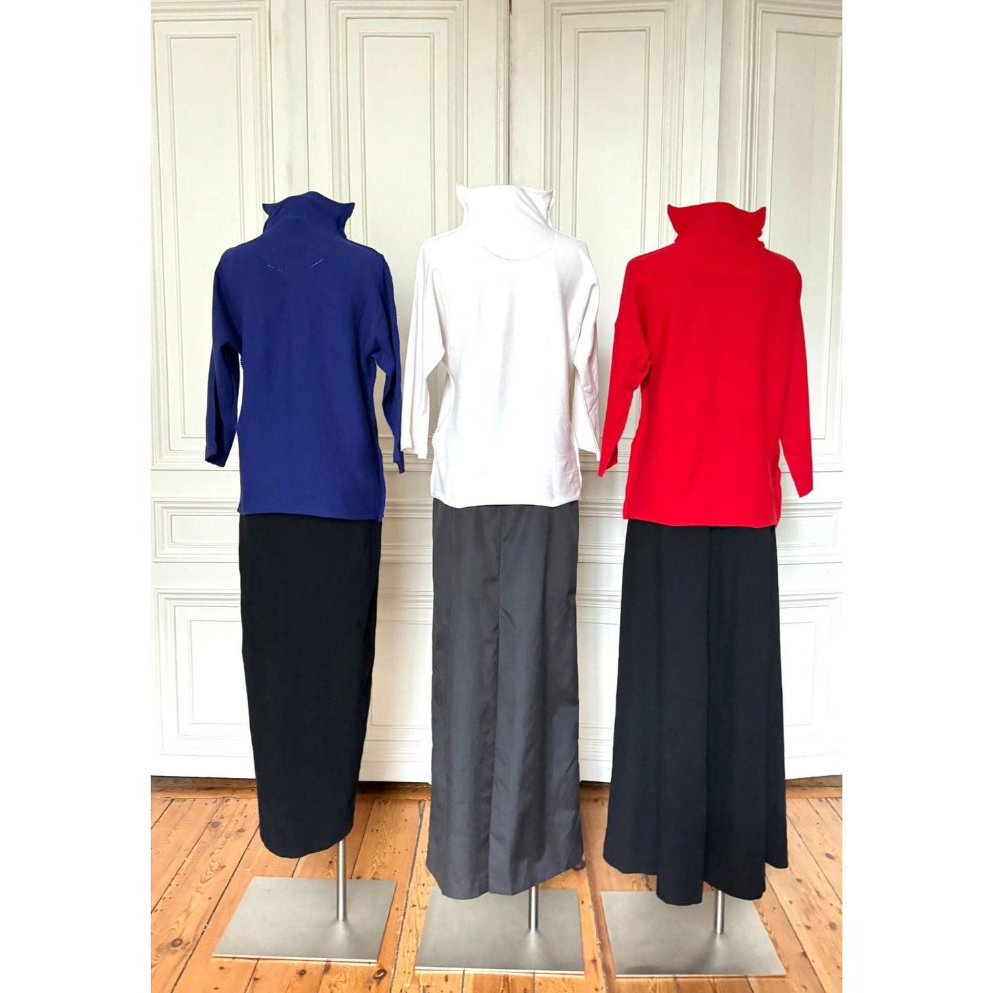 Issey Miyake x Christo Arc de Triomphe Sweater Set French Flag Colors