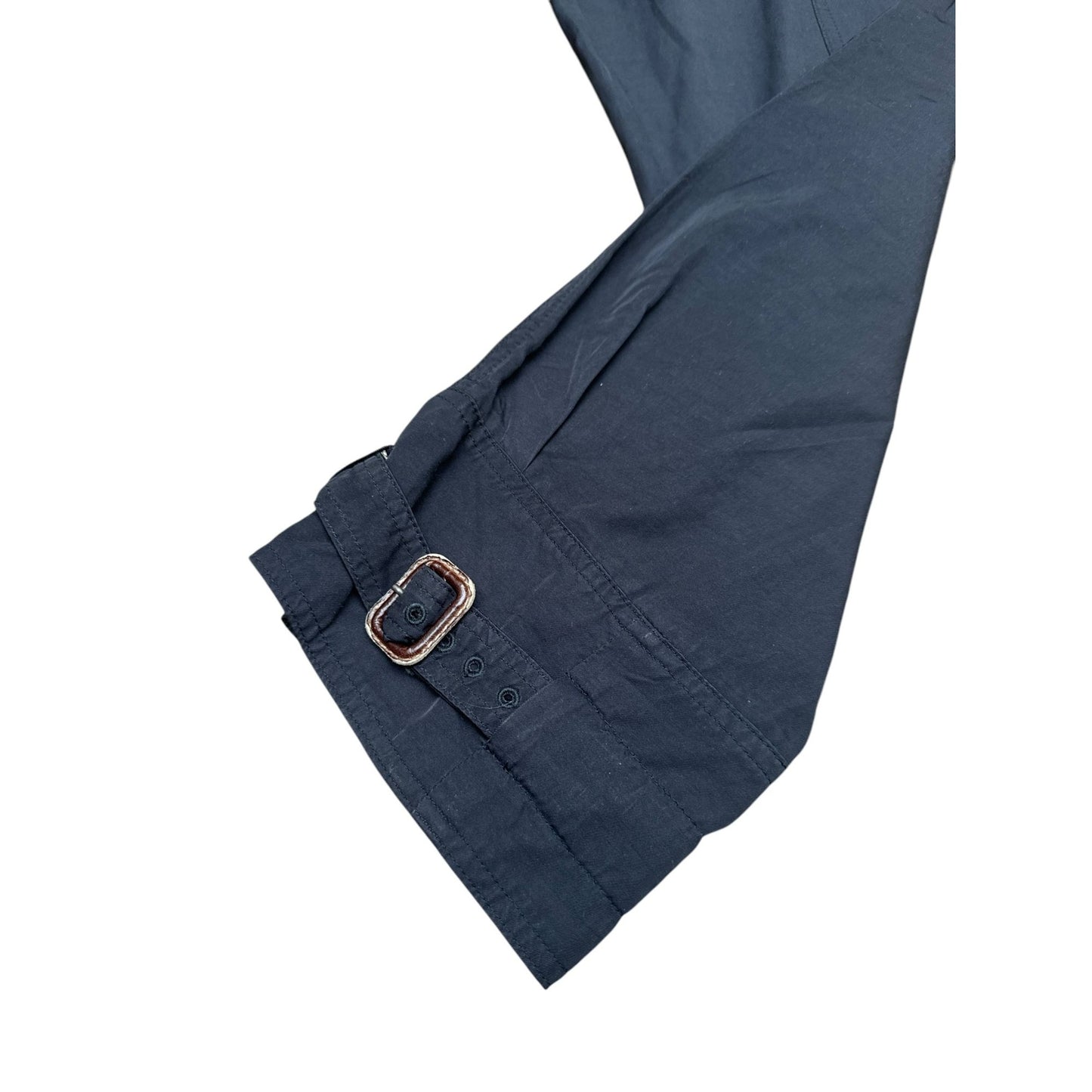 Navy Parachute Cotton Pants