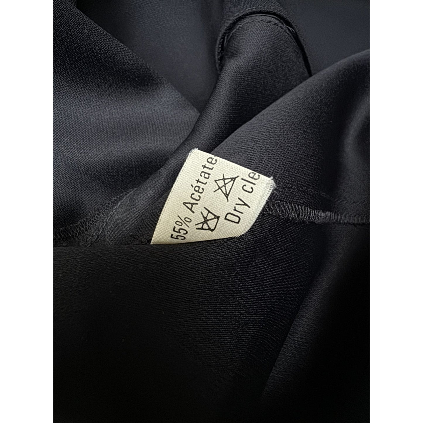 SS 1989 Atlantis Black Sculptural Dress 