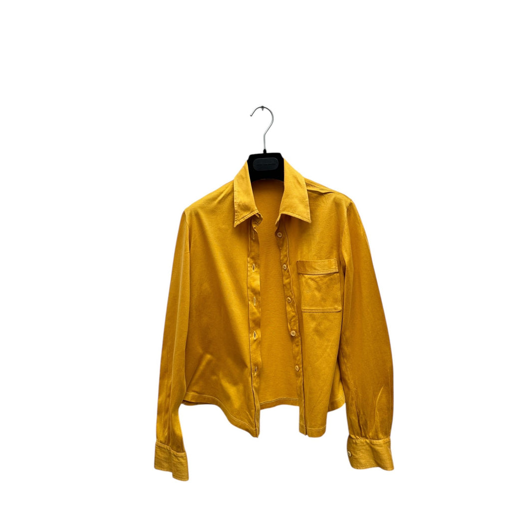 Yellow front buttons Shirt