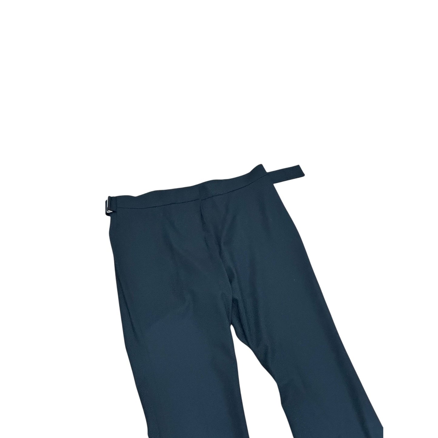 Raf Simons Black Wool Buckle-Strap Trousers
