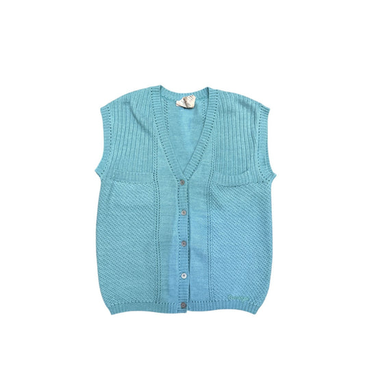 1970s Turquoise Knit