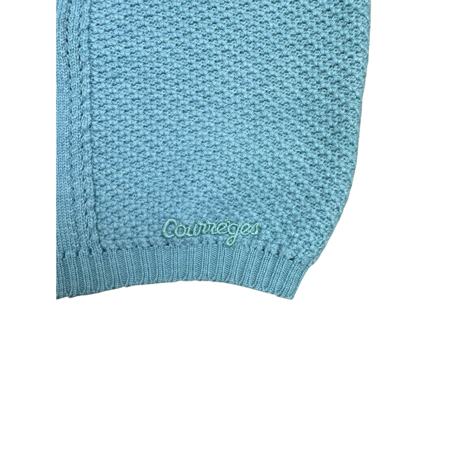 1970s Turquoise Knit