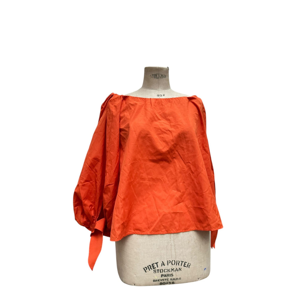 Tom Ford  Orange Wide Sleeves Shirt