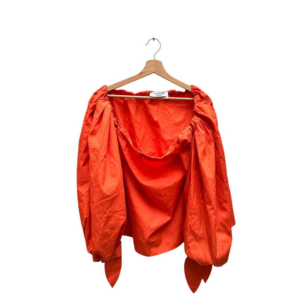 Tom Ford  Orange Wide Sleeves Shirt