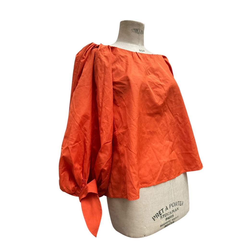 Tom Ford  Orange Wide Sleeves Shirt