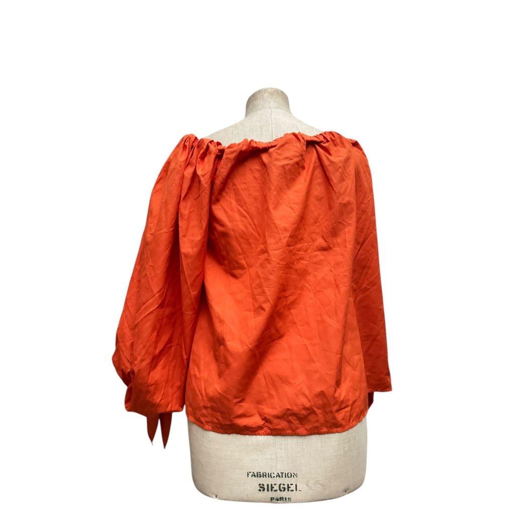 Tom Ford  Orange Wide Sleeves Shirt