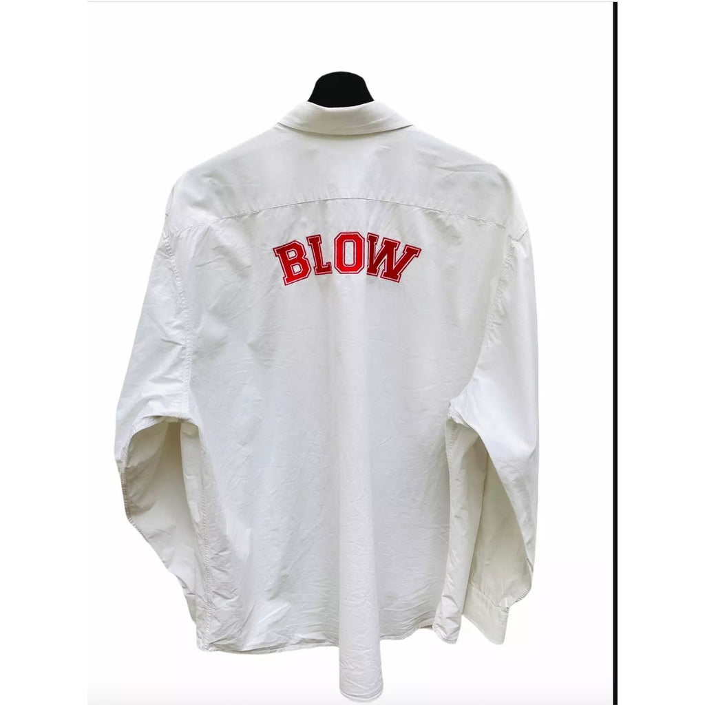 FW 2017 Oversized Blow White Shirt Size 50