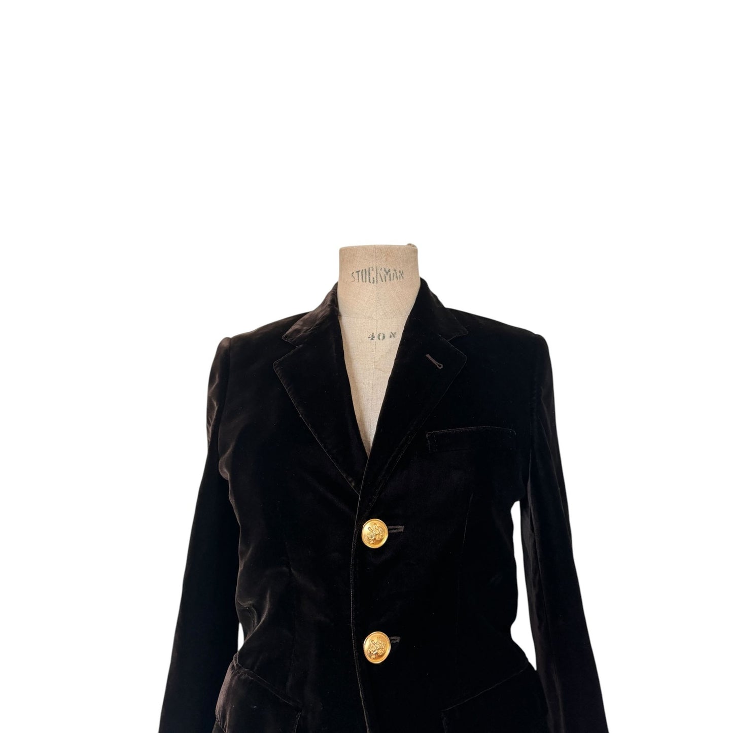 Hedi Slimane FW 2016 Velvet Blazer Jacket