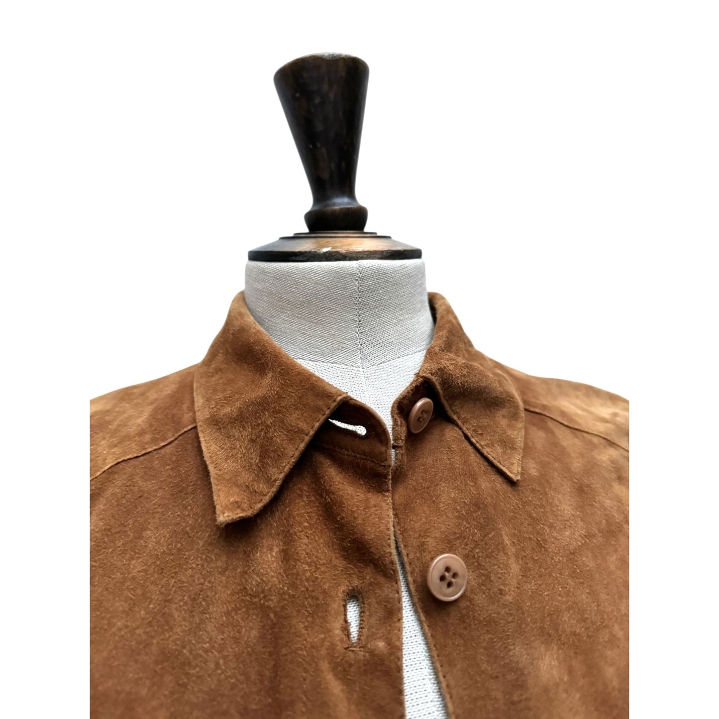 Brown Suede Overshirt