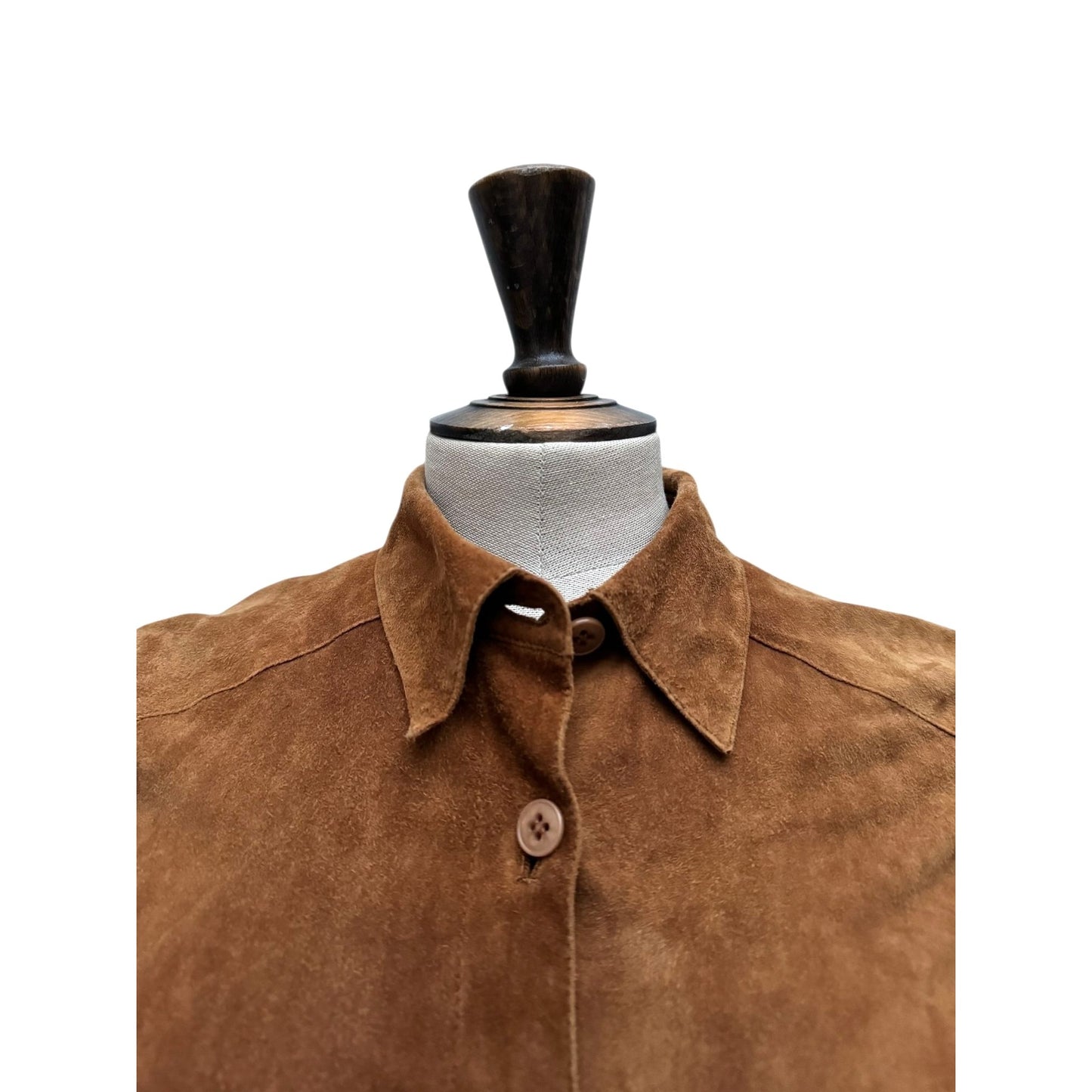 Brown Suede Overshirt