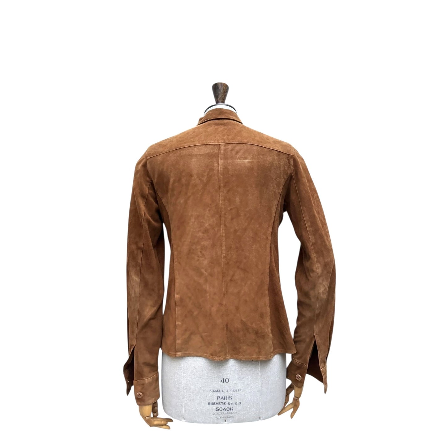 Brown Suede Overshirt