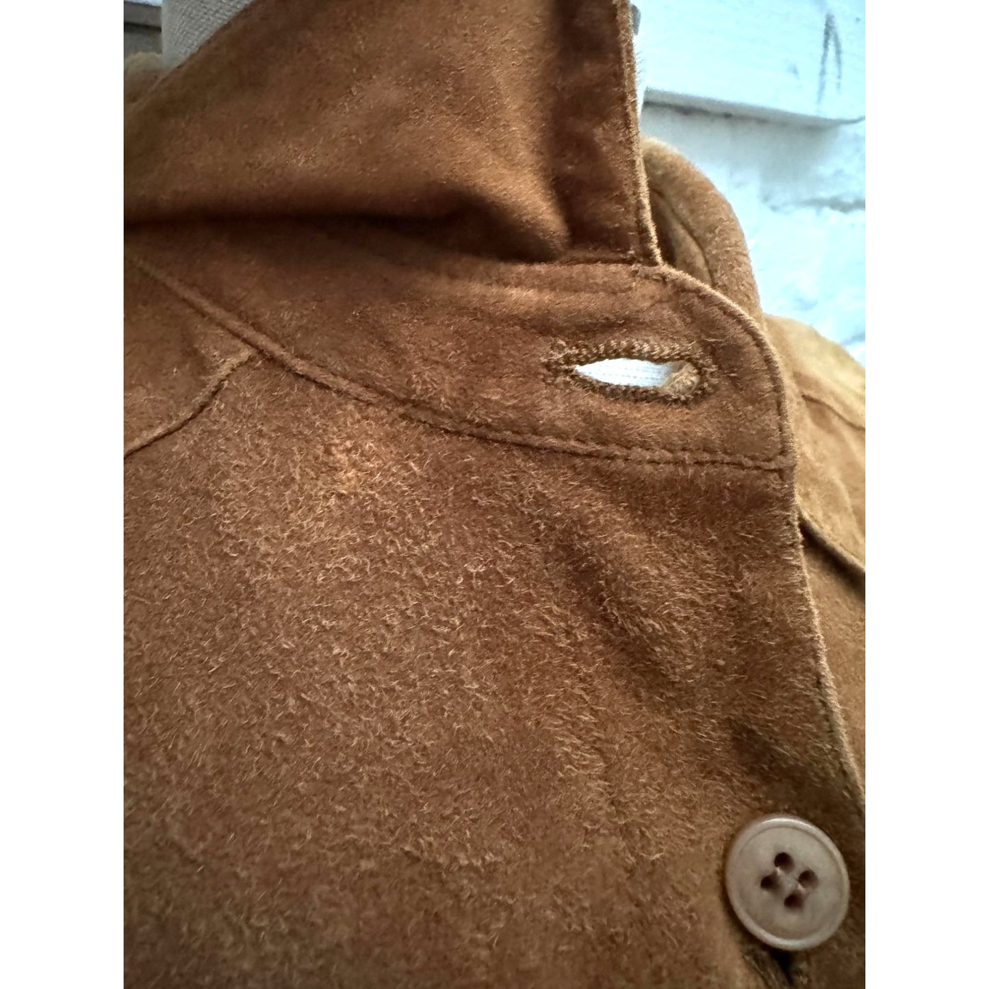 Brown Suede Overshirt