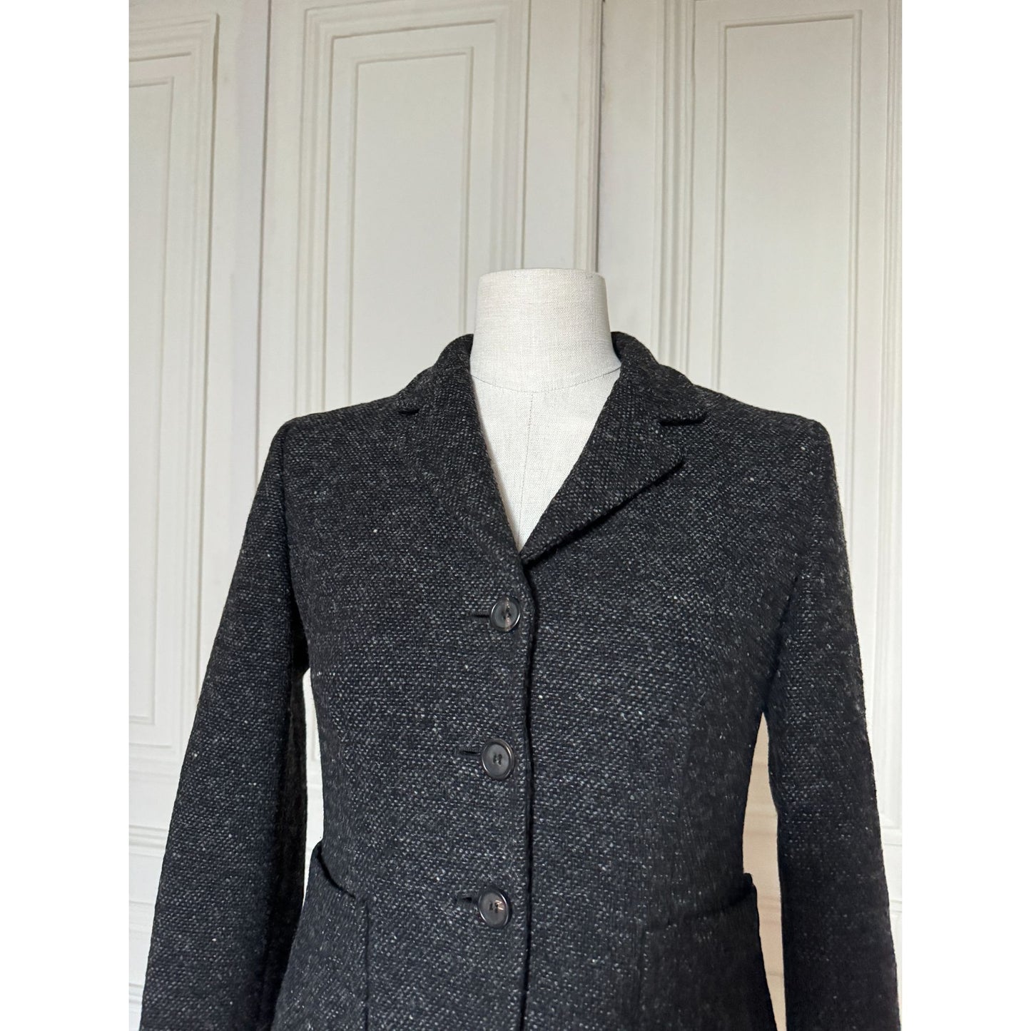 Grey Virgin Wool Jacket