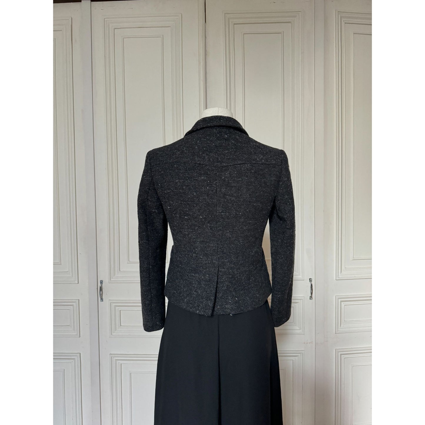 Grey Virgin Wool Jacket