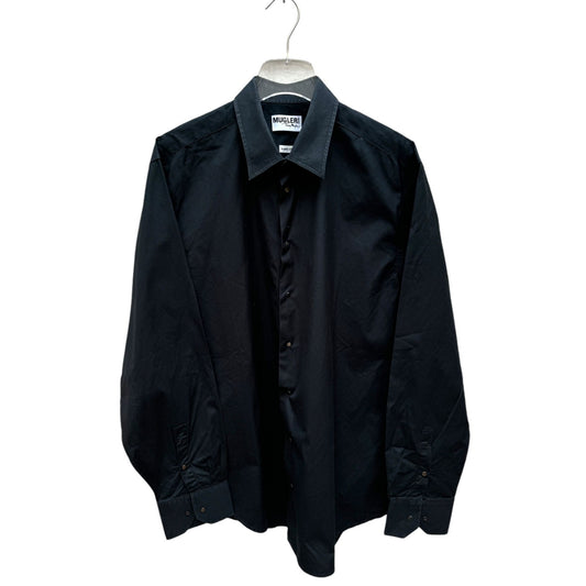 Vintage Black Cotton Shirt