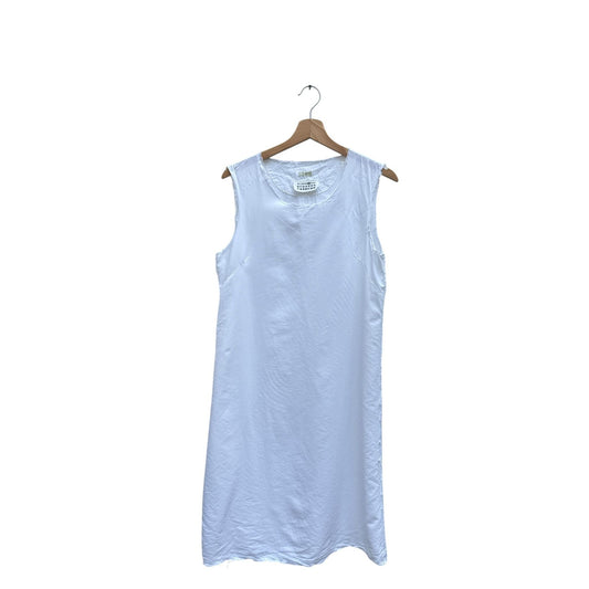 SS 2002 White Dress with Raw Edges