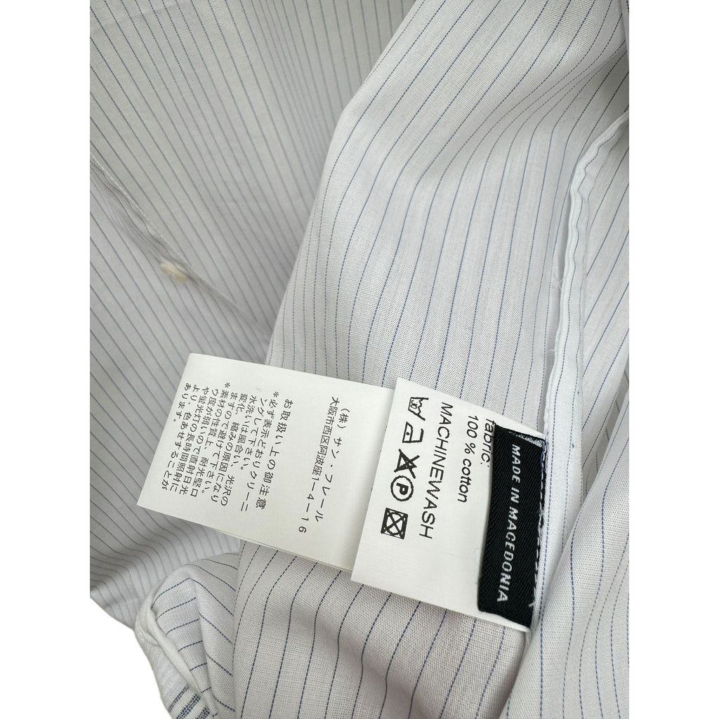 Spring Summer 2007 White Grey Short Sleeves Shirt