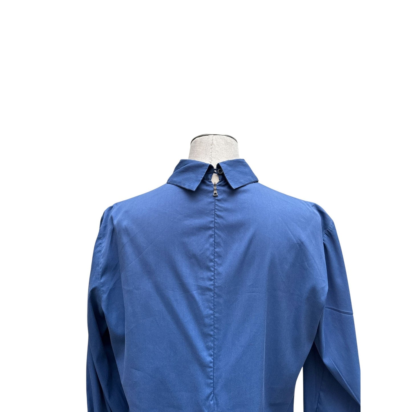Blue Open-Back Shirt