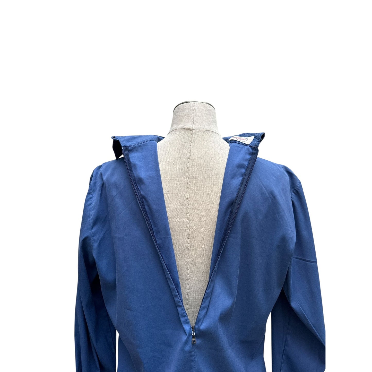 Blue Open-Back Shirt