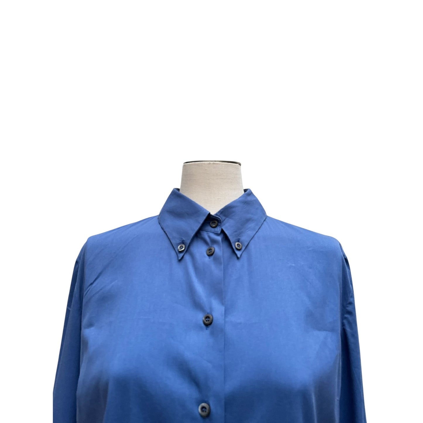 Blue Open-Back Shirt