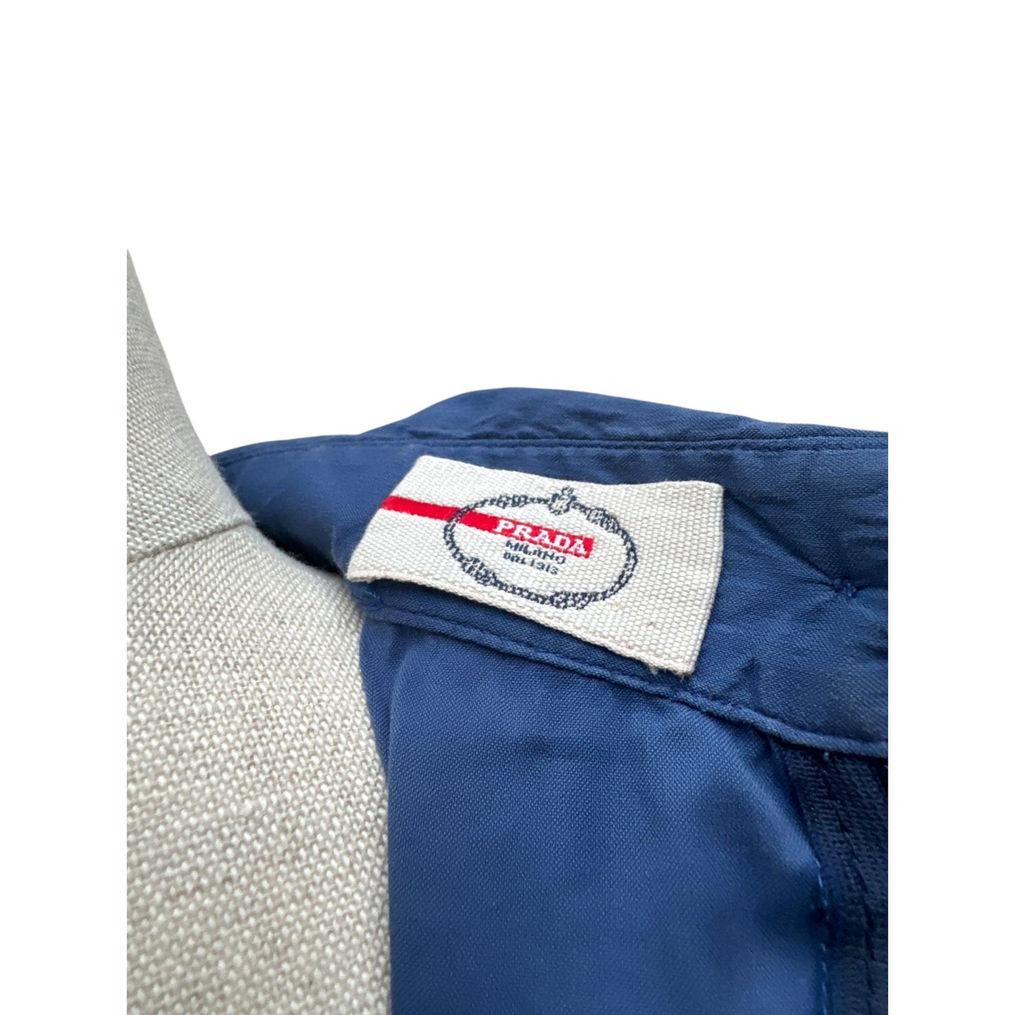 Blue Open-Back Shirt
