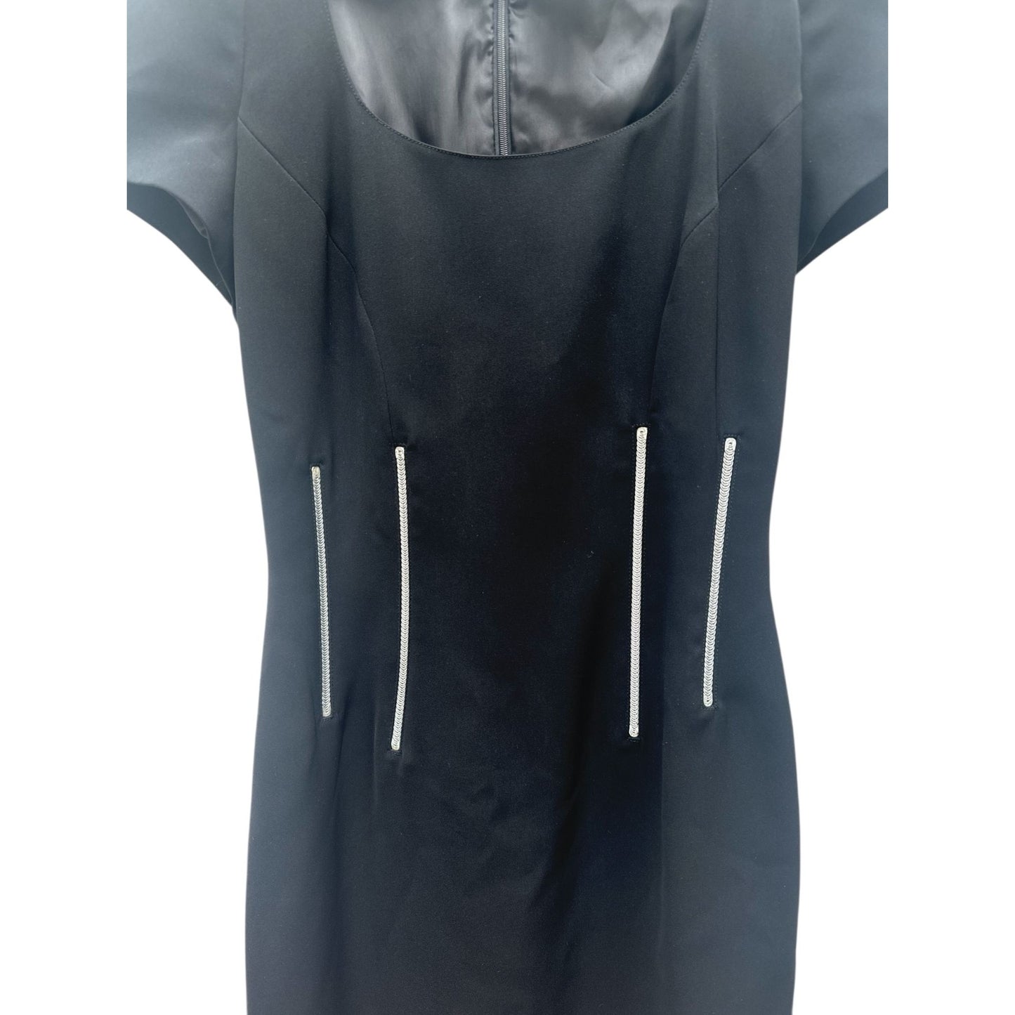 Sculptural Black Dress