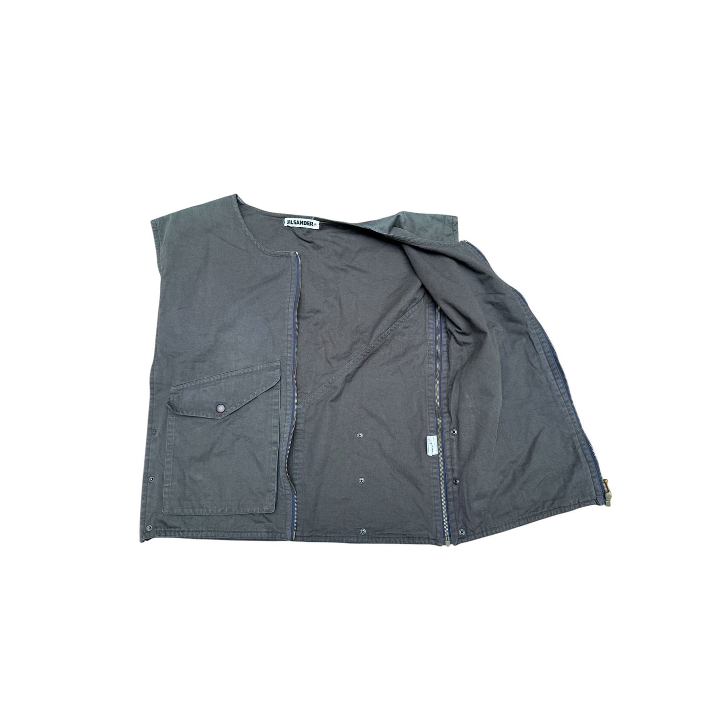 1980s Modular Cotton Utility Vest