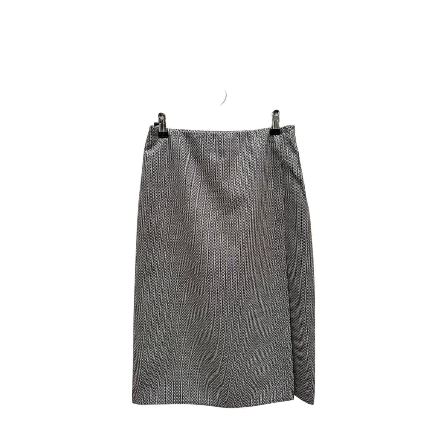 Grey “H” Monogram Wrap Skirt