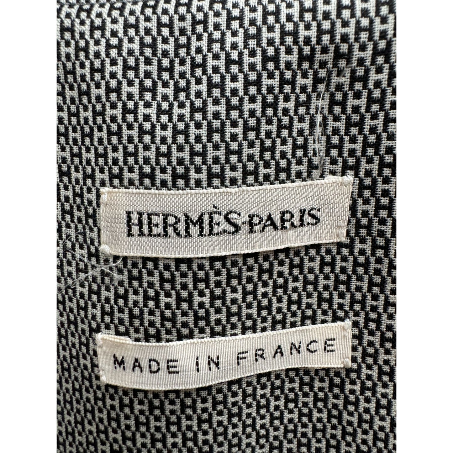 Grey “H” Monogram Wrap Skirt