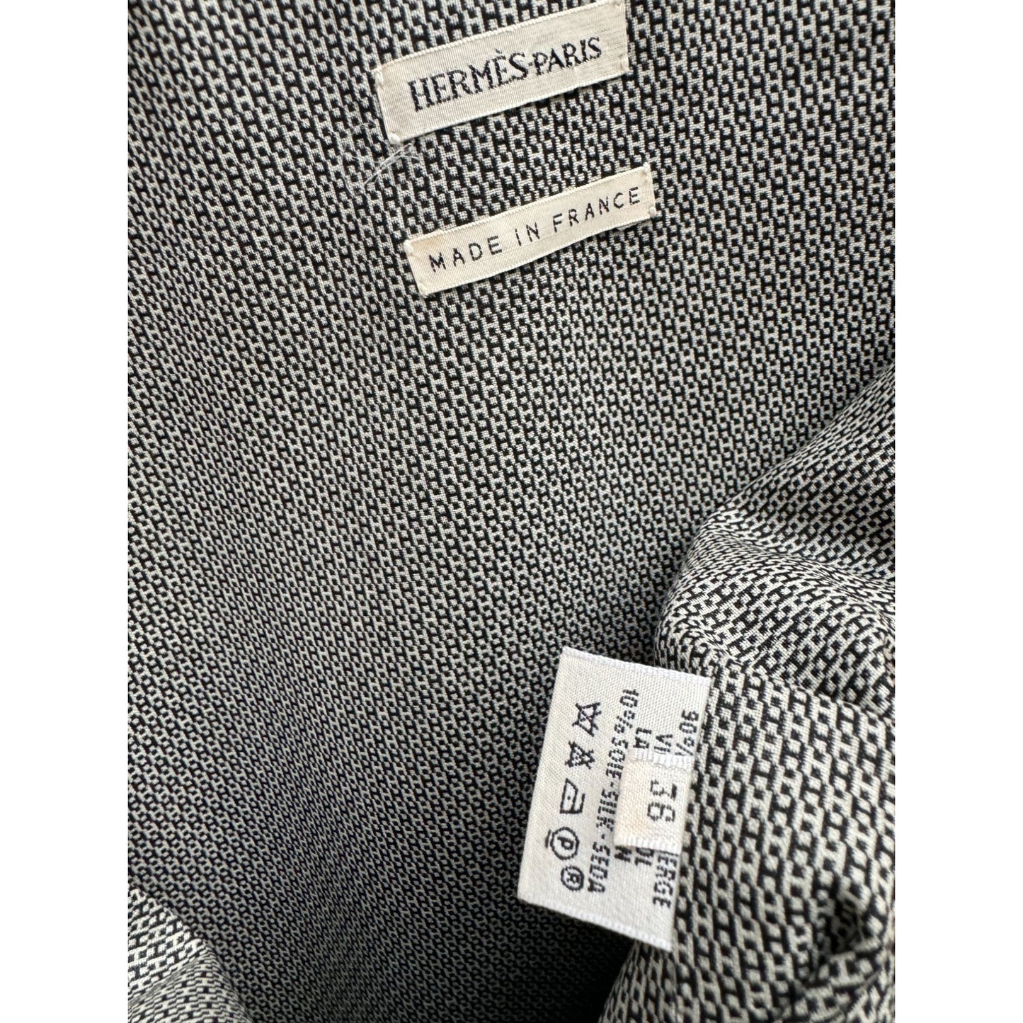 Grey “H” Monogram Wrap Skirt