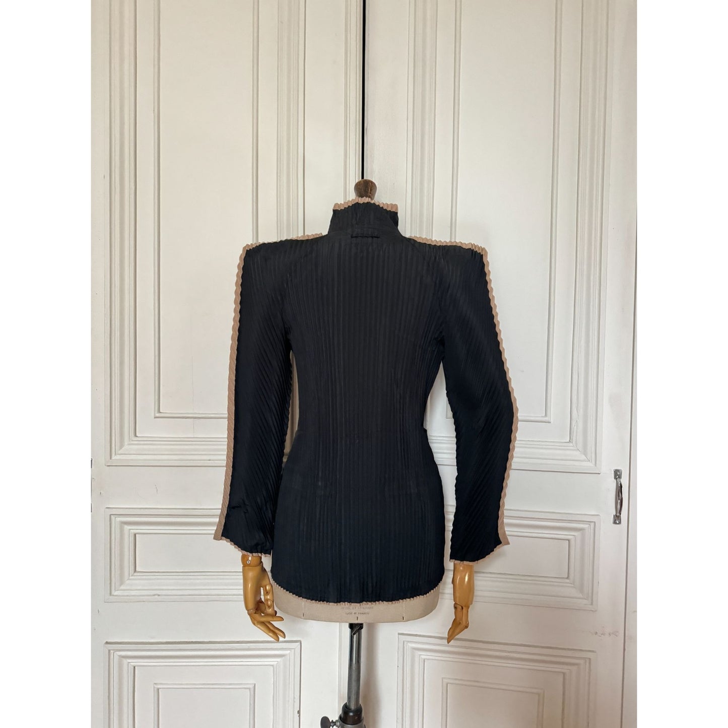 Rare Black Pleated Jacket 