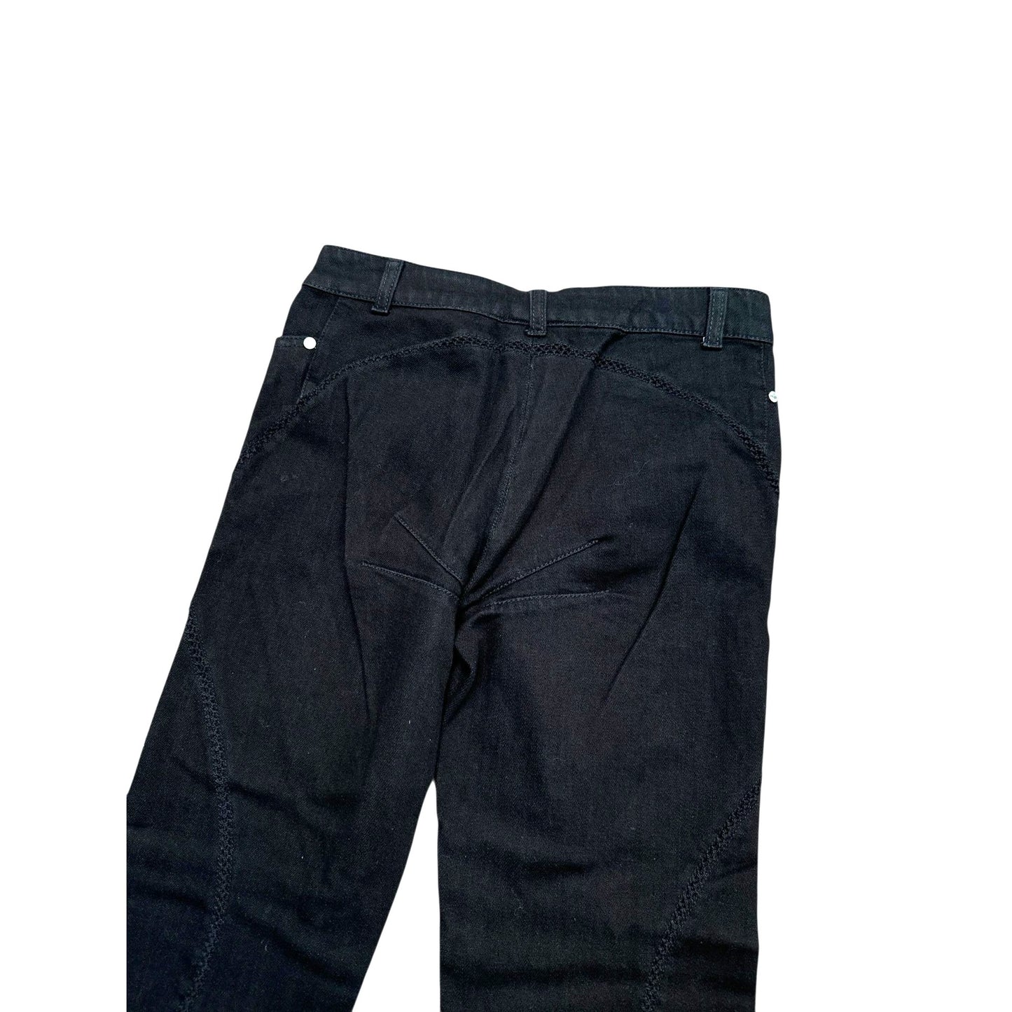 2008 Black Cotton Pants