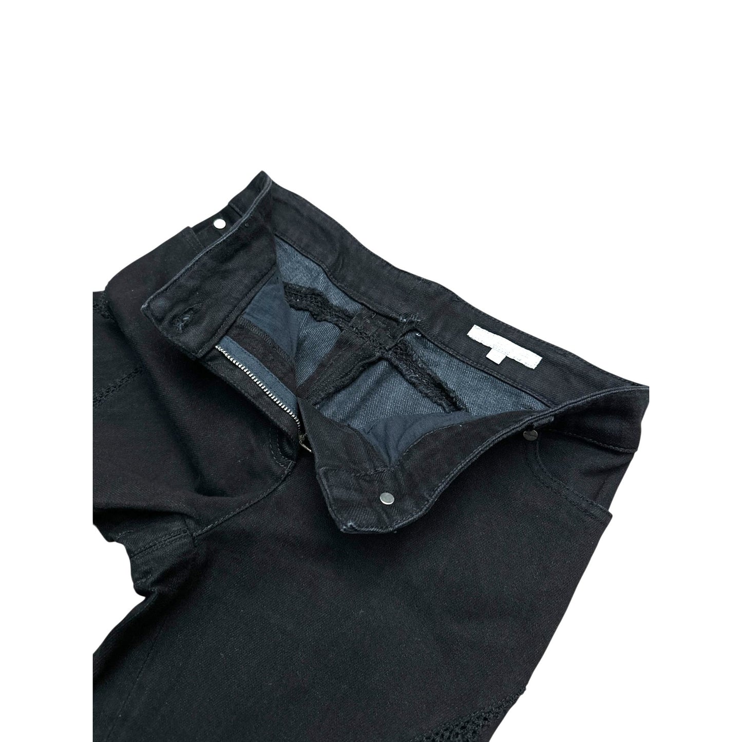 2008 Black Cotton Pants